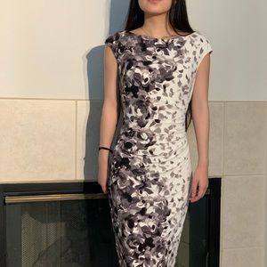 Ralph Lauren Floral Scrunched Business Dress